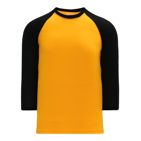 Athletic Knit 3/4 Sleeve Crew Neck Baseball Shirt (BA1846)